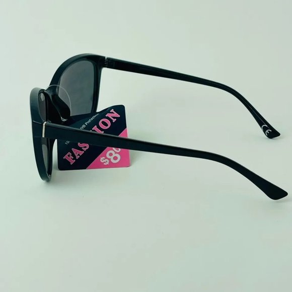 SG00721 Fashion Sunglasses For Women Cat-eye, 100% UVA-UVB Protection, Black - Picture 4 of 7